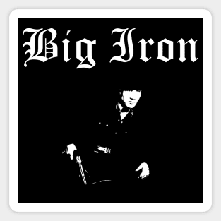 Marty Robbins Big Iron | Black Metal Magnet